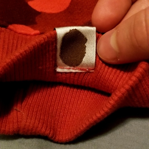 Red Camo Bape Shark Full Zip jacket - Picture 3 of 3